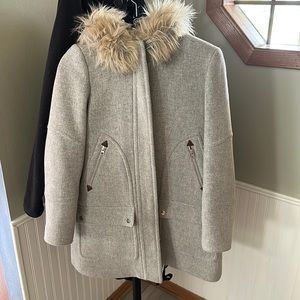 J.Crew Gray Chateau Parka